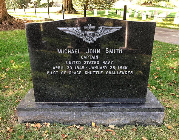 Michael J. Smith headstone, front