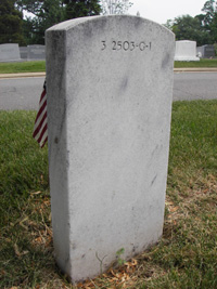 Eisele headstone, back