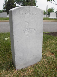 Irwin headstone, back