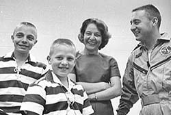 Gus Grissom and family